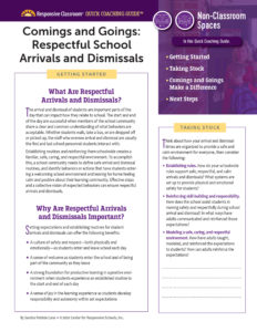 Quick Coaching Guide: Comings and Goings: Respectful School Arrivals and Dismissals image