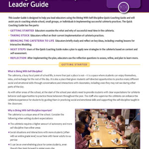 Leadership Guide: Dining with Self-Discipline