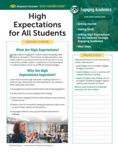 Quick Coaching Guide: High Expectations for All Students image