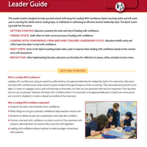 Leadership Guide Leading With Confidence
