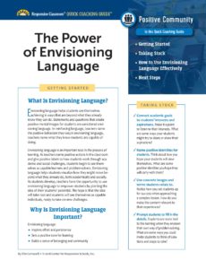 The Power of Envisioning Language