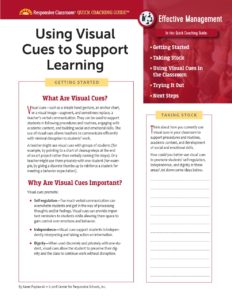 Quick Coaching Guide: Using Visual Cues to Support Learning image